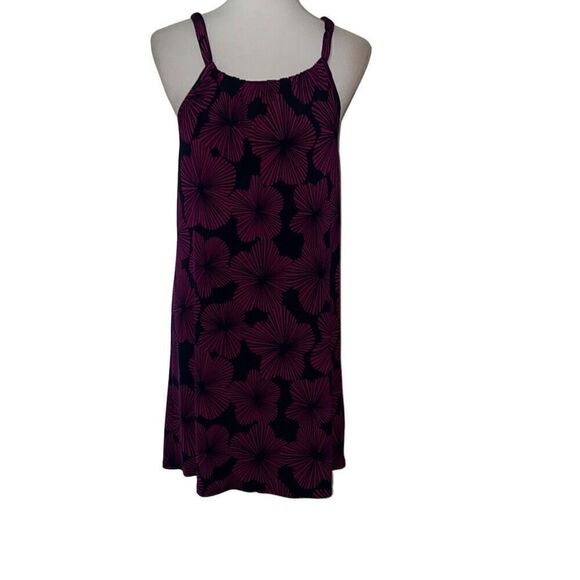 Trina Turk Halter Neck Sleeveless Shift Dress Vacation Packable Sz S Small - Picture 1 of 8